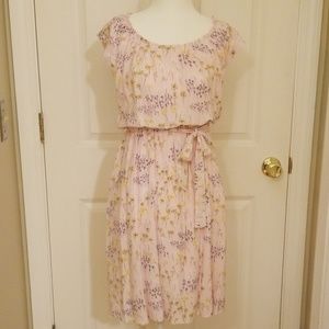 LC Pleat Neck Dress